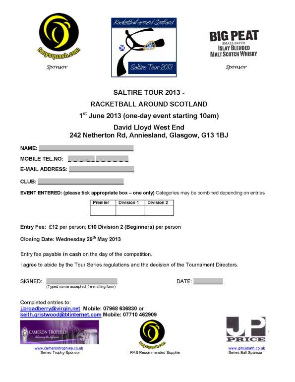 01 - DLWE Entry Form 2013