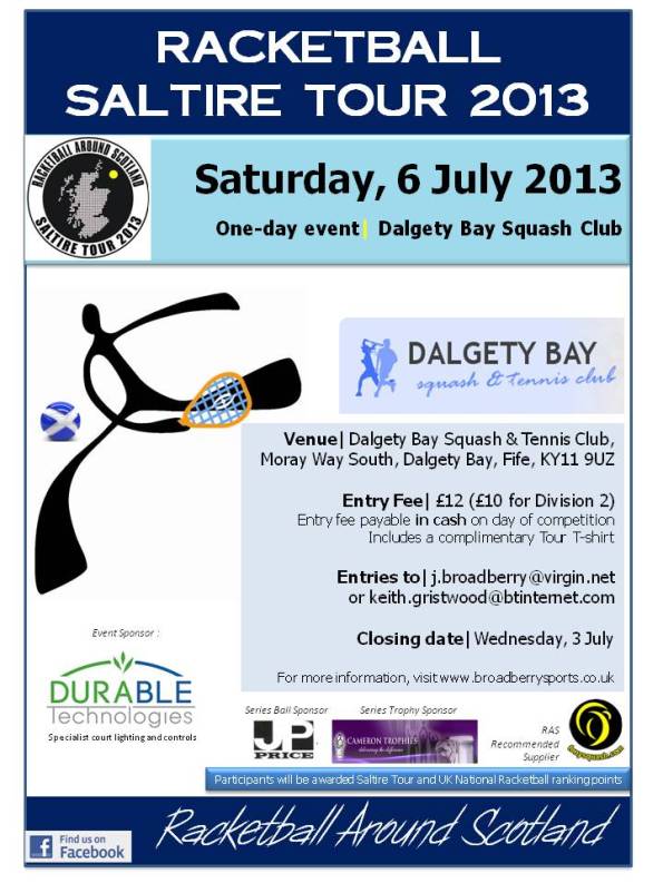 Dalgety Bay Poster - RASTA Match Day 2 - July 2013)