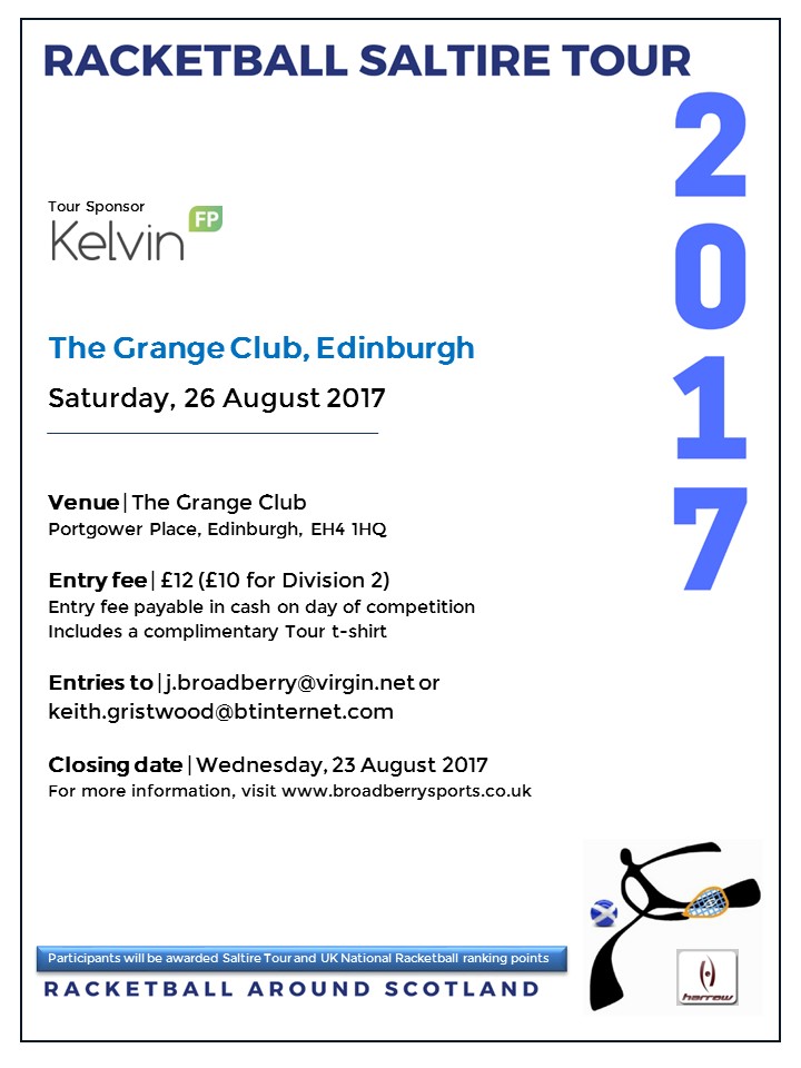 Racketball Tour - The Grange - Aug 2017