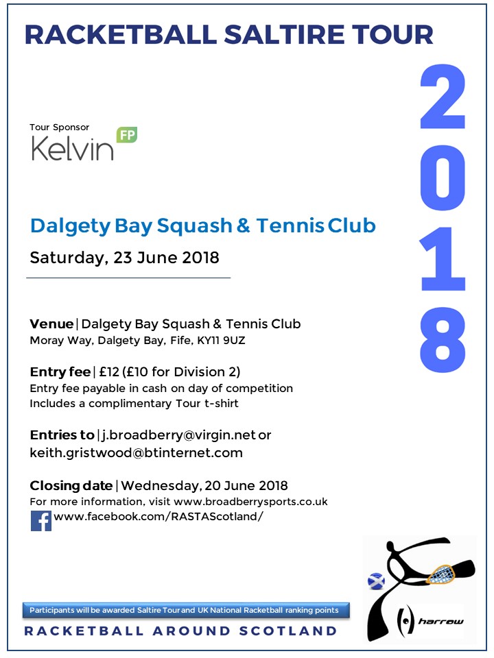 Racketball Around Scotland Tour - Dalgety Bay - 23 June 2018